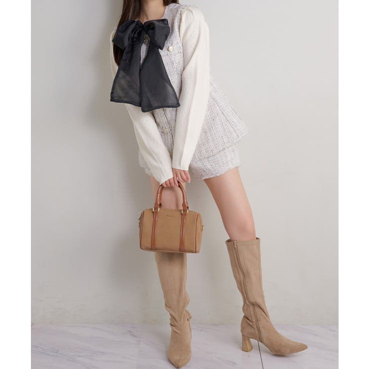 【Seemi】ツイードミニワンピ | NICE CLAUP / OLIVE des OLIVE　OUTLET | 詳細画像12 