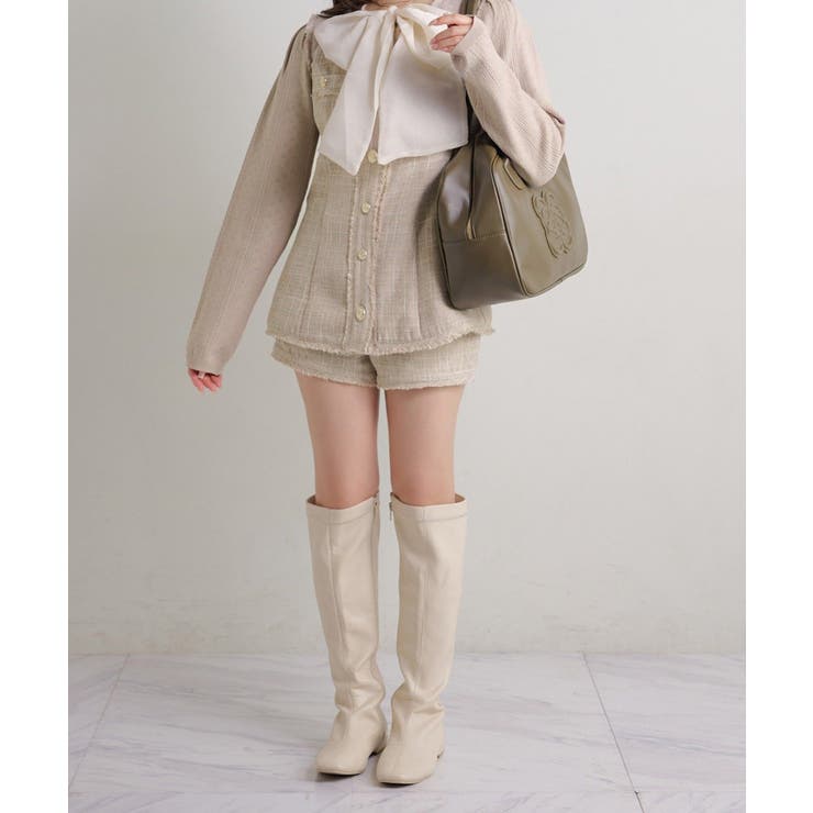 【Seemi】ツイードミニワンピ | NICE CLAUP / OLIVE des OLIVE　OUTLET | 詳細画像17 