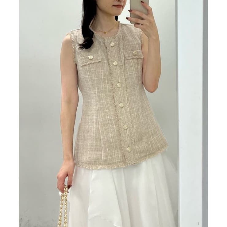 【Seemi】ツイードミニワンピ | NICE CLAUP / OLIVE des OLIVE　OUTLET | 詳細画像20 