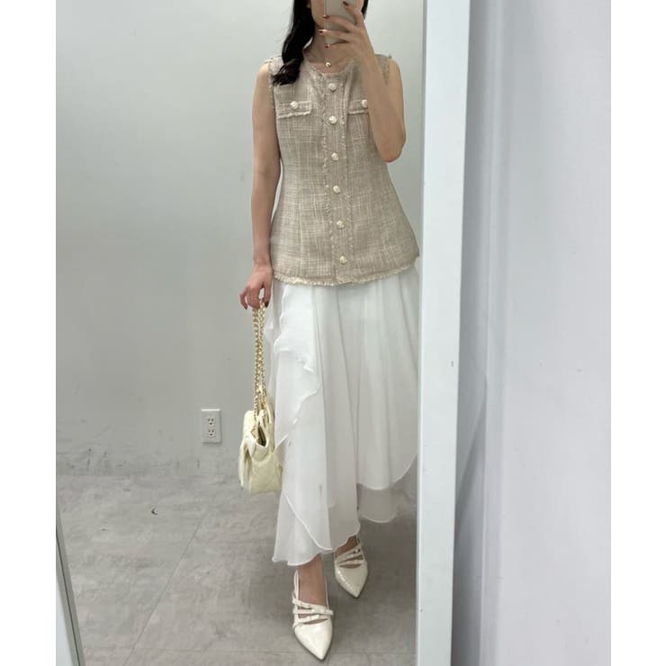 【Seemi】ツイードミニワンピ | NICE CLAUP / OLIVE des OLIVE　OUTLET | 詳細画像21 