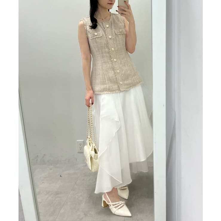 【Seemi】ツイードミニワンピ | NICE CLAUP / OLIVE des OLIVE　OUTLET | 詳細画像23 