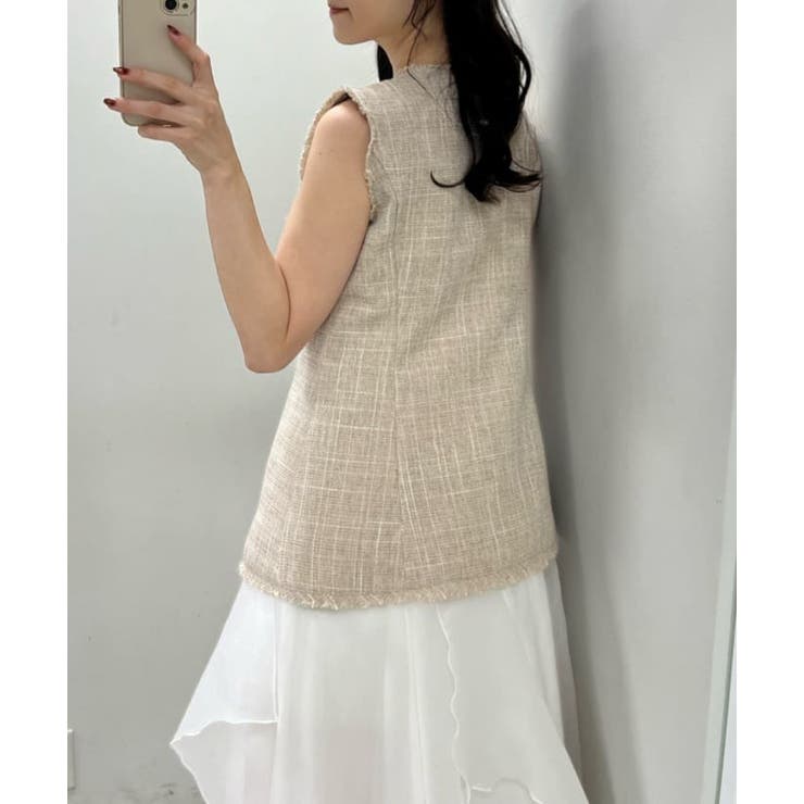 【Seemi】ツイードミニワンピ | NICE CLAUP / OLIVE des OLIVE　OUTLET | 詳細画像24 