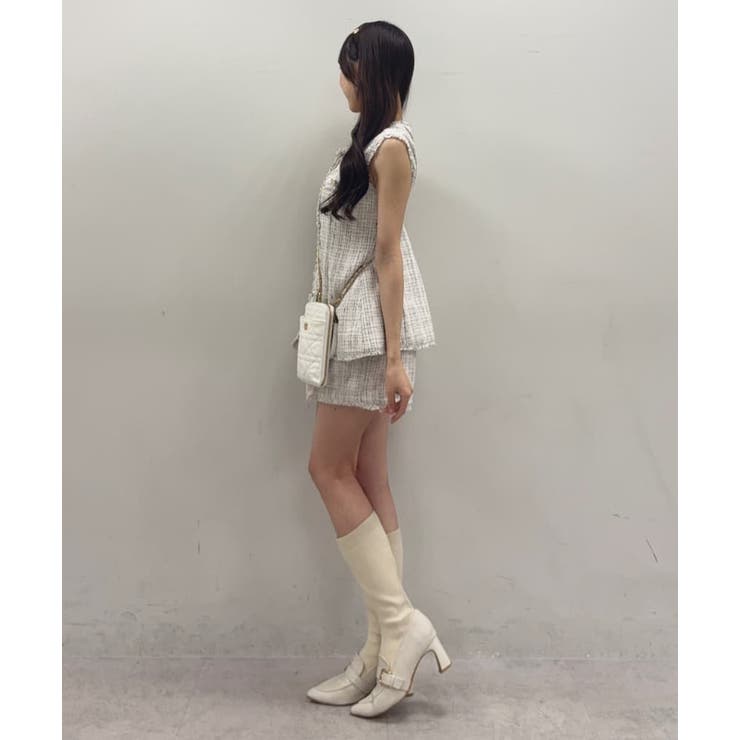 【Seemi】ツイードミニワンピ | NICE CLAUP / OLIVE des OLIVE　OUTLET | 詳細画像26 