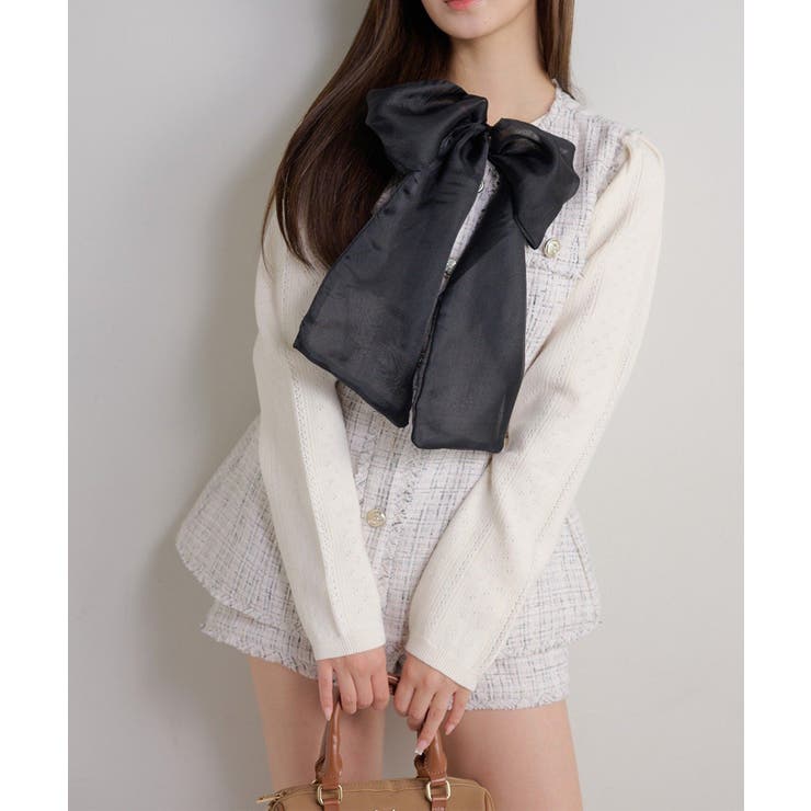 アイボリー | 【Seemi】ツイードミニワンピ | NICE CLAUP / OLIVE des OLIVE　OUTLET