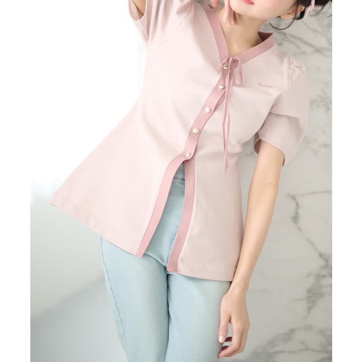 【Seemi】ニット+ショーパンセットアップ | NICE CLAUP / OLIVE des OLIVE　OUTLET | 詳細画像7 
