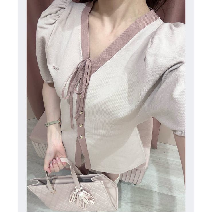 【Seemi】ニット+ショーパンセットアップ | NICE CLAUP / OLIVE des OLIVE　OUTLET | 詳細画像35 