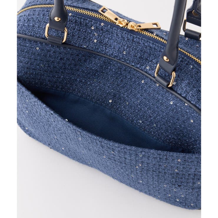 【Seemi】ツイードスクエアボストンバック | NICE CLAUP / OLIVE des OLIVE　OUTLET | 詳細画像12 