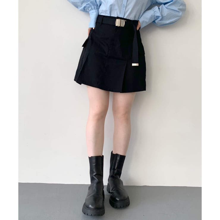 プリーツカーゴスカート[品番：OLOW0008976]｜OLIVE des OLIVE OUTLET