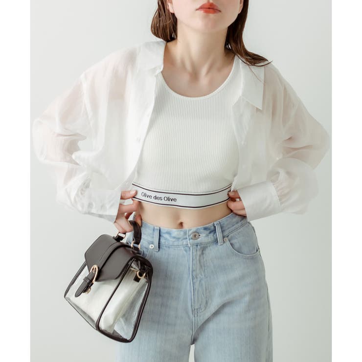 ダブルフロントクロップドシャツ[品番：OLOW0010567]｜RMAF NICE CLAUP
