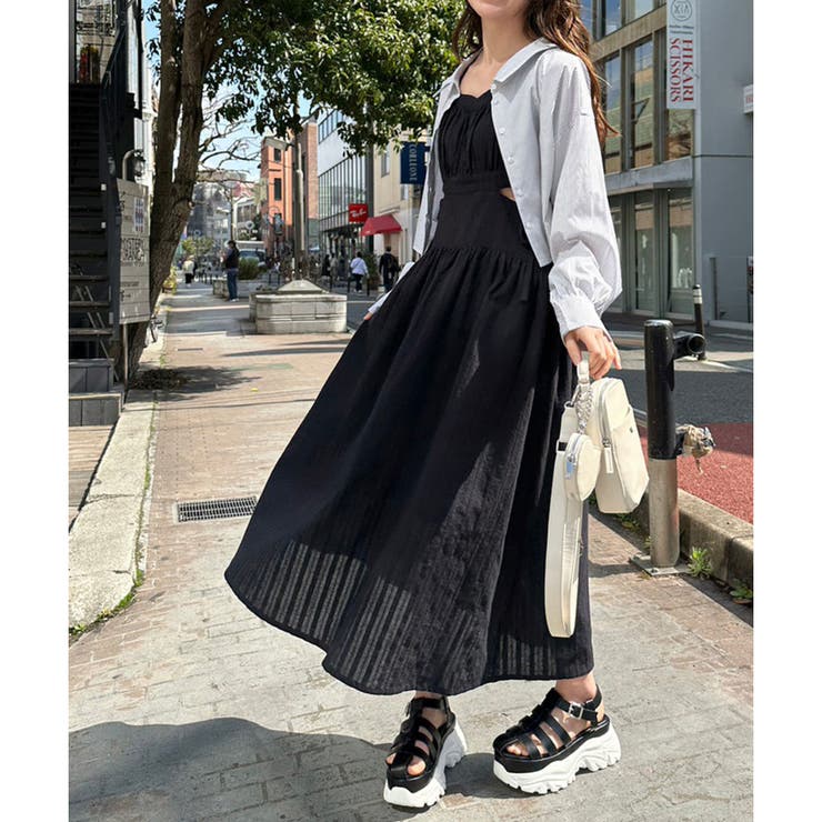 ダブルフロントクロップドシャツ[品番：OLOW0010567]｜RMAF NICE CLAUP