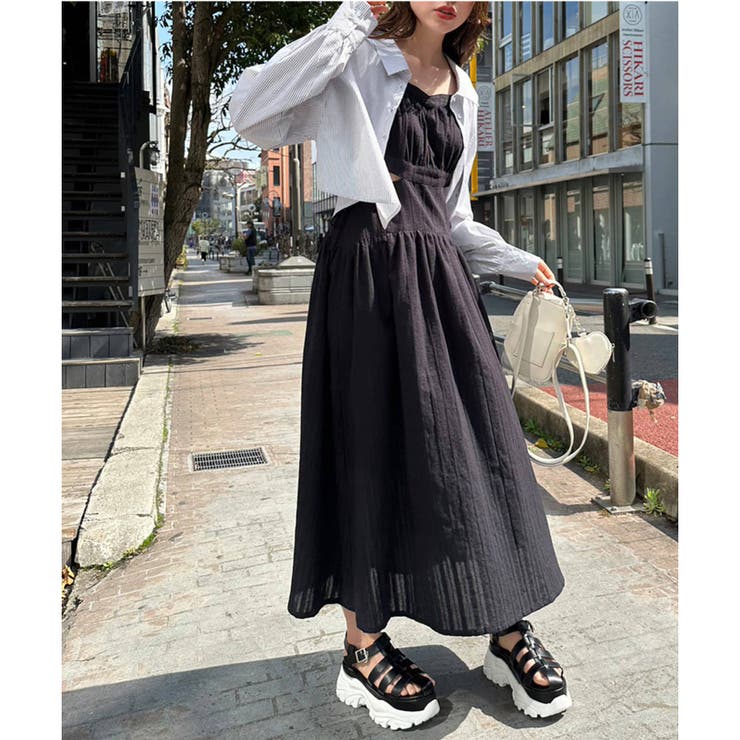 ダブルフロントクロップドシャツ[品番：OLOW0010567]｜RMAF NICE CLAUP