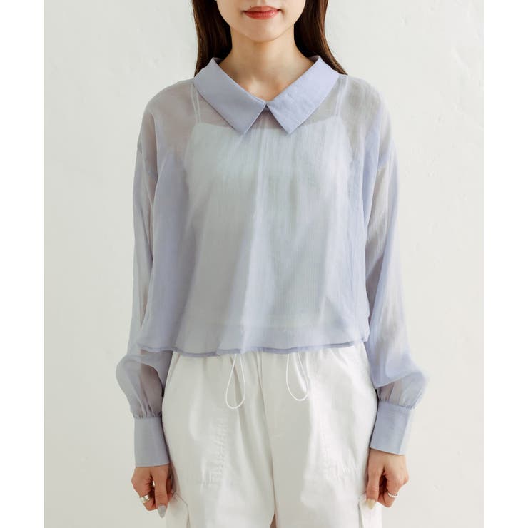 ダブルフロントクロップドシャツ[品番：OLOW0010567]｜RMAF NICE CLAUP
