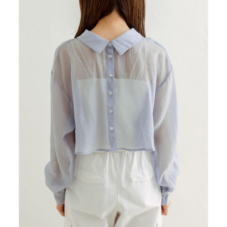 ダブルフロントクロップドシャツ[品番：OLOW0010567]｜RMAF NICE CLAUP