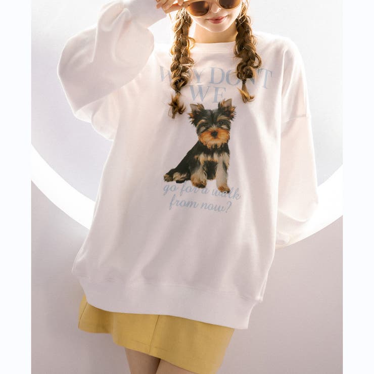 オフ | 犬プリントスウェット | RMAF　NICE CLAUP / OLIVE des OLIVE