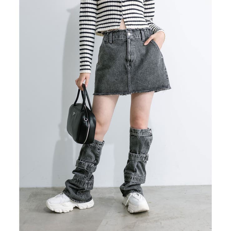 フリンジデニムミニスカート | RMAF NICE CLAUP / OLIVE des OLIVE | 詳細画像10