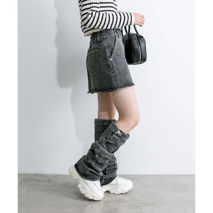 フリンジデニムミニスカート | RMAF NICE CLAUP / OLIVE des OLIVE | 詳細画像11