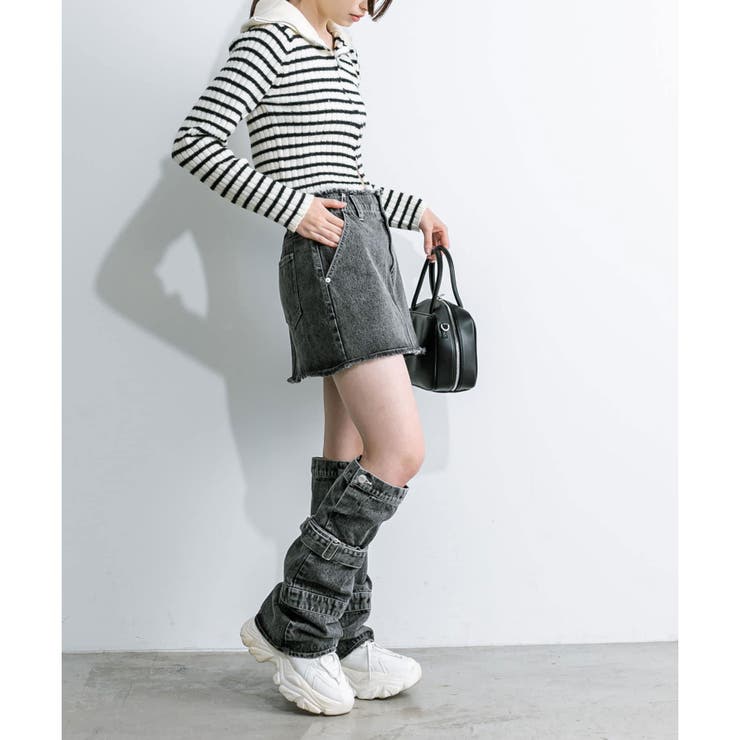 フリンジデニムミニスカート | RMAF NICE CLAUP / OLIVE des OLIVE | 詳細画像14