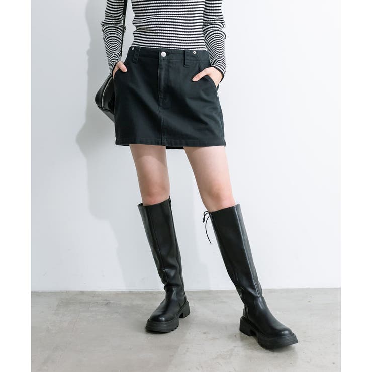 フリンジデニムミニスカート | RMAF NICE CLAUP / OLIVE des OLIVE | 詳細画像16