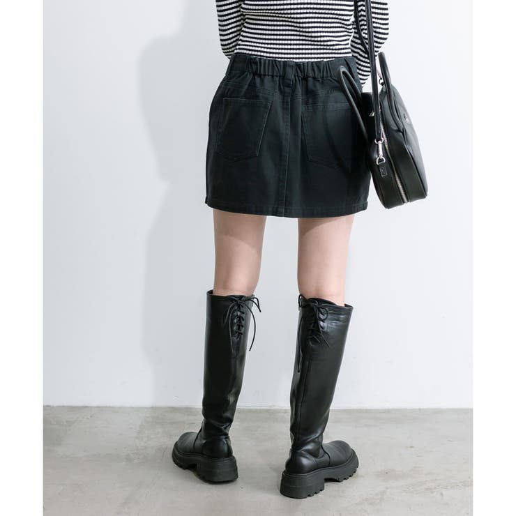 フリンジデニムミニスカート | RMAF NICE CLAUP / OLIVE des OLIVE | 詳細画像18