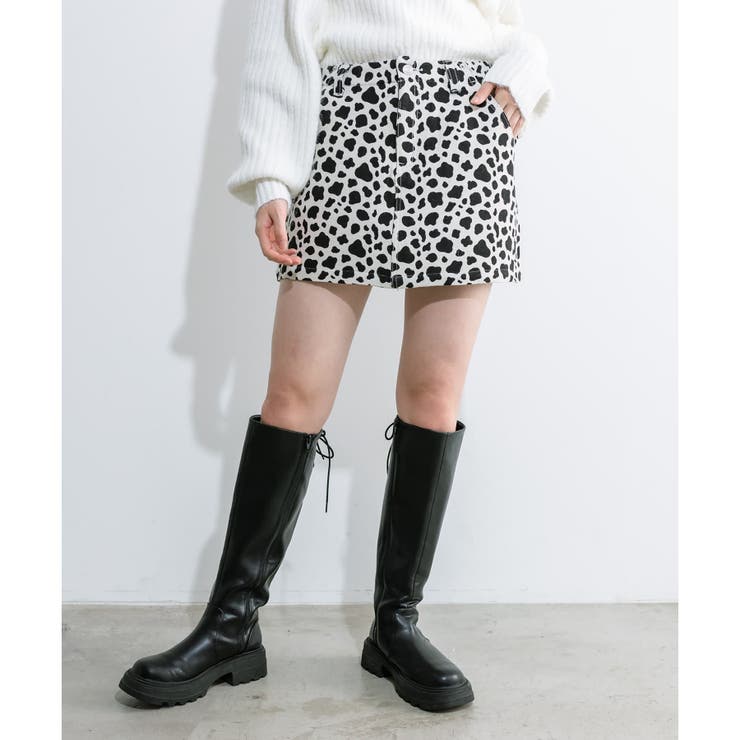 フリンジデニムミニスカート | RMAF NICE CLAUP / OLIVE des OLIVE | 詳細画像26