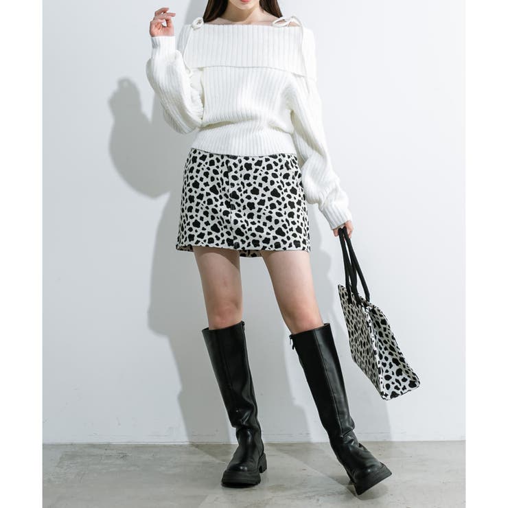 フリンジデニムミニスカート | RMAF NICE CLAUP / OLIVE des OLIVE | 詳細画像30