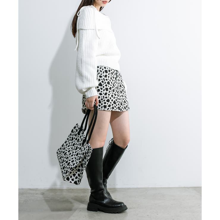 フリンジデニムミニスカート | RMAF NICE CLAUP / OLIVE des OLIVE | 詳細画像31