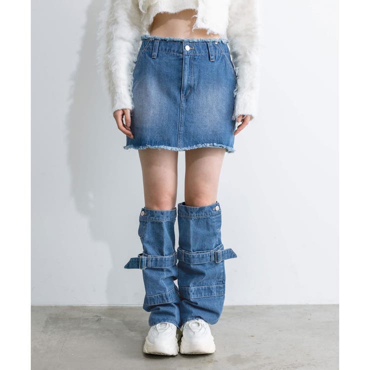 フリンジデニムミニスカート | RMAF NICE CLAUP / OLIVE des OLIVE | 詳細画像33