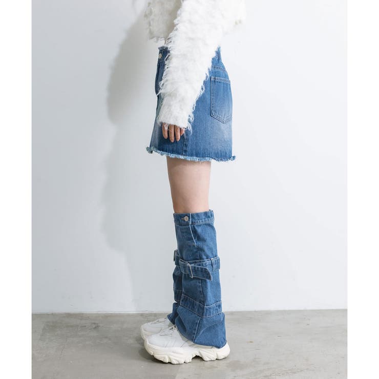 フリンジデニムミニスカート | RMAF NICE CLAUP / OLIVE des OLIVE | 詳細画像34