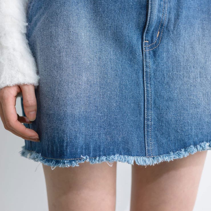フリンジデニムミニスカート | RMAF NICE CLAUP / OLIVE des OLIVE | 詳細画像39