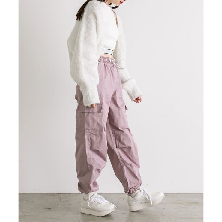 裾しぼりゆるカーゴパンツ[品番：OLOW0011845]｜RMAF NICE CLAUP