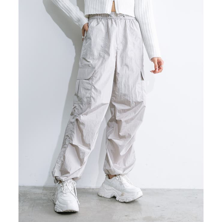 キラキラカーゴパンツ[品番：OLOW0012067]｜RMAF NICE CLAUP / OLIVE