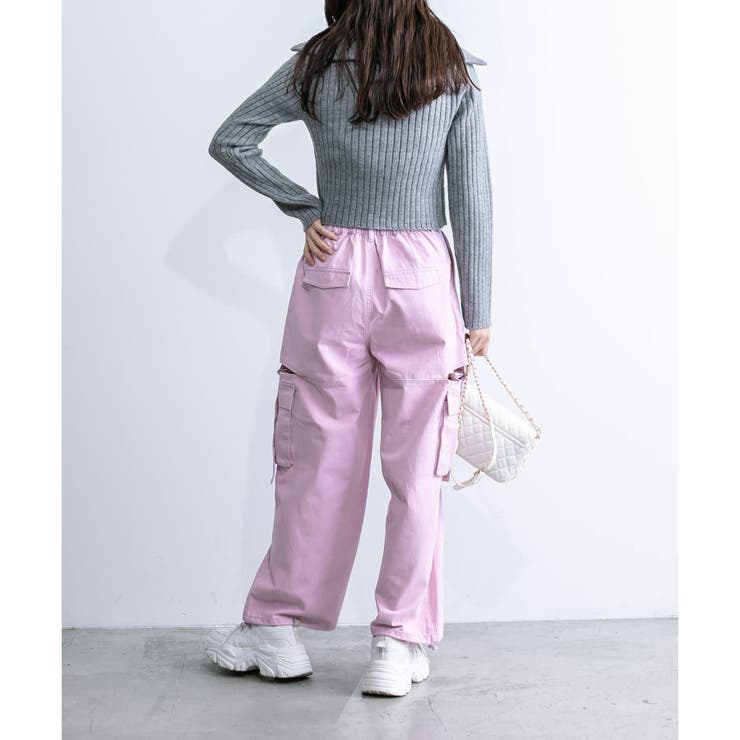 サイドスリットベルトカーゴパンツ[品番：OLOW0012068]｜RMAF NICE