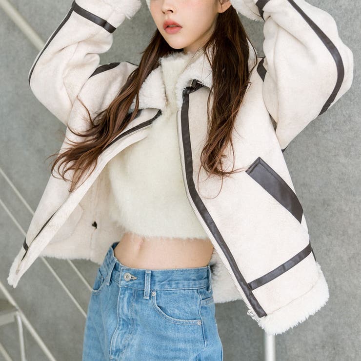 ヴィンテージ風フライトジャケット[品番：OLOW0012073]｜RMAF NICE