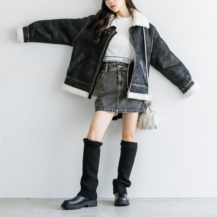 ヴィンテージ風フライトジャケット[品番：OLOW0012073]｜RMAF NICE