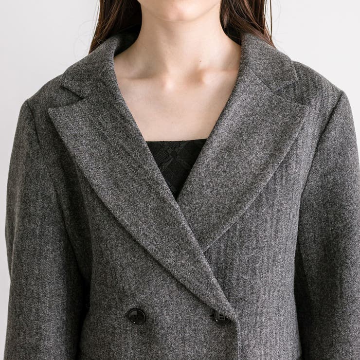 OFF-WHITE◇テーラードジャケット/46/ウール/GRY/OMEN046F22FAB001