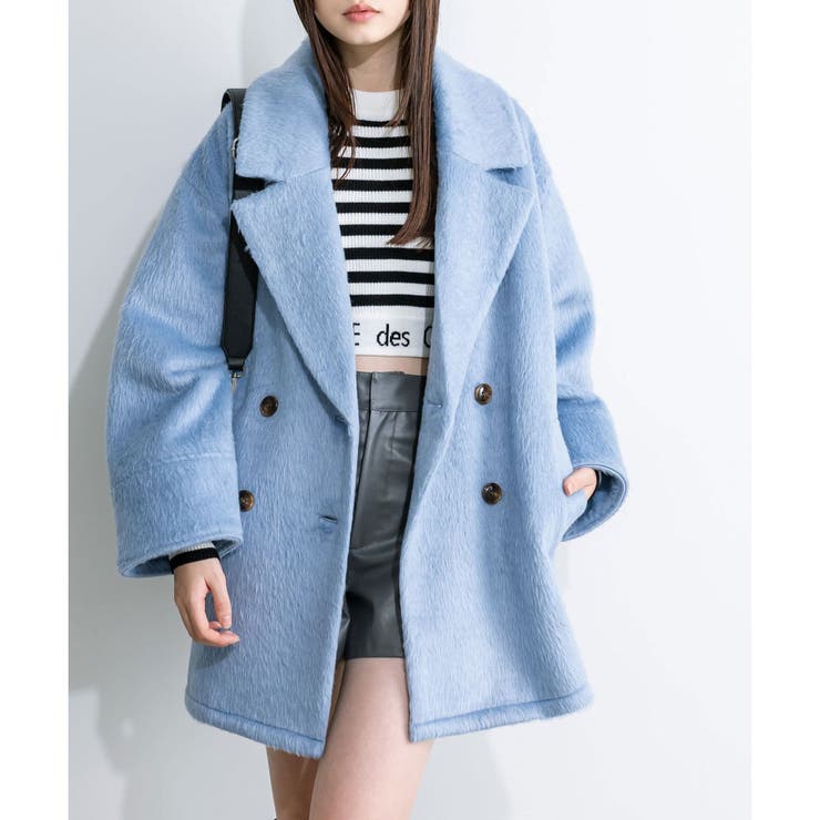 ふわふわシャギーコクーンコート[品番：OLOW0012075]｜RMAF NICE CLAUP