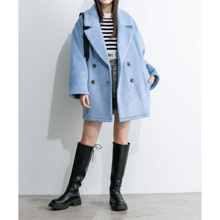 ふわふわシャギーコクーンコート[品番：OLOW0012075]｜RMAF NICE CLAUP