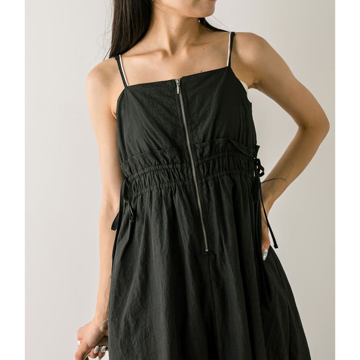 フロントZIPフリルキャミワンピ[品番：OLOW0011655]｜RMAF NICE CLAUP