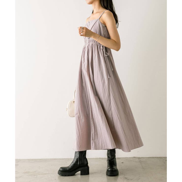 フロントZIPフリルキャミワンピ[品番：OLOW0011655]｜RMAF NICE CLAUP