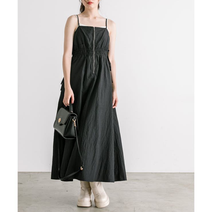 フロントZIPフリルキャミワンピ[品番：OLOW0011655]｜RMAF NICE