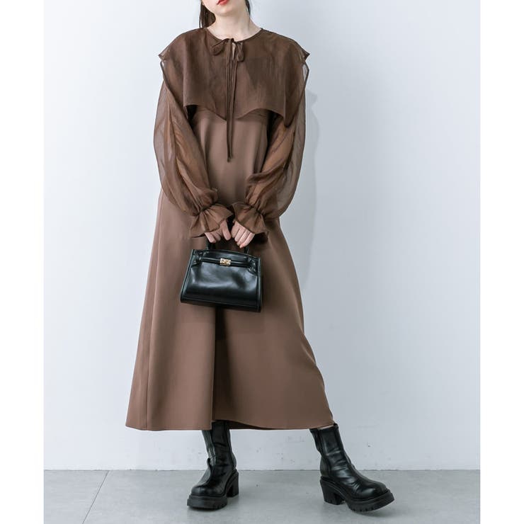 【新品未使用タグ付き】familiar ボレロ ワンピースセット FREAK'S STORE ワンピース 限定展開 ボレロ セット キャミドレス