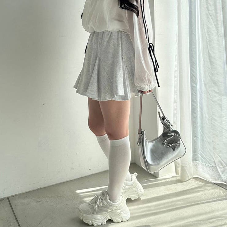 オートミール | 【OLIVE des OLIVE】ボリュームカットミニスカート | NICE CLAUP / OLIVE des OLIVE　OUTLET