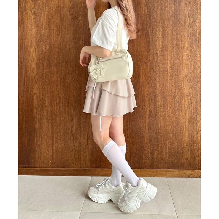 パンツレイヤードフレアミニスカート | RMAF　NICE CLAUP / OLIVE des OLIVE | 詳細画像13 