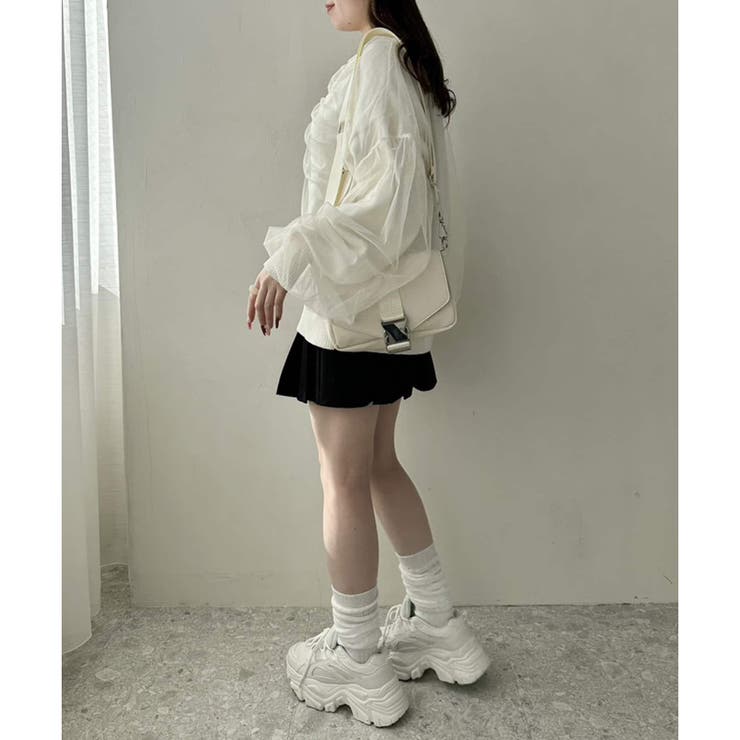 チュール重ねゆったりカーディガン | RMAF NICE CLAUP / OLIVE des OLIVE | 詳細画像18