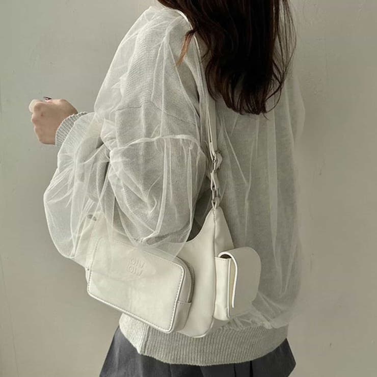 チュール重ねゆったりカーディガン | RMAF NICE CLAUP / OLIVE des OLIVE | 詳細画像4