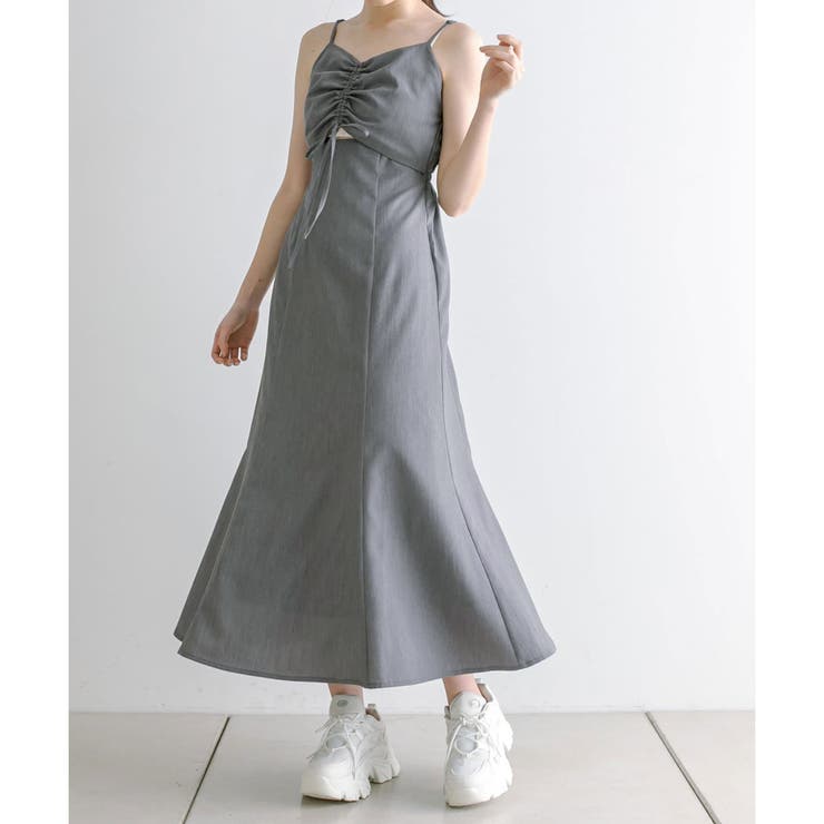 胸くしゅマーメイドキャミワンピース[品番：OLOW0012686]｜RMAF NICE