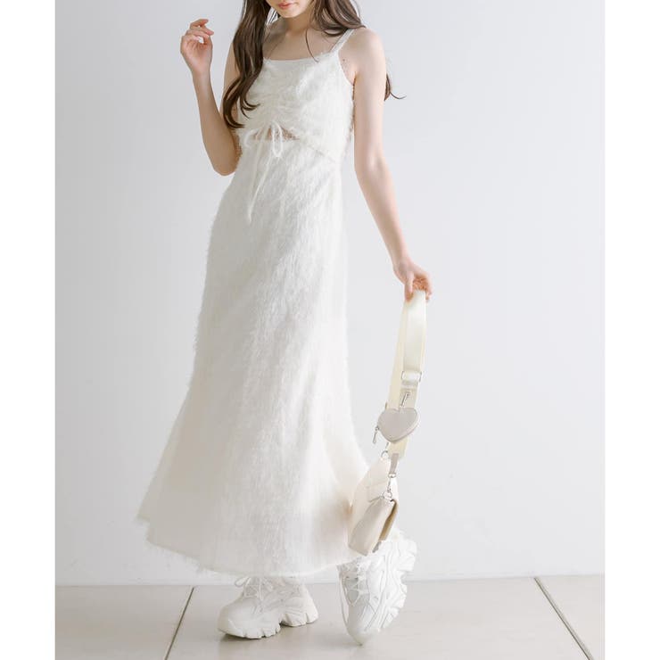 胸くしゅマーメイドキャミワンピース[品番：OLOW0012686]｜RMAF