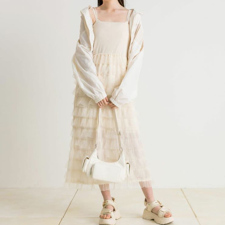 チュールフリルキャミワンピース[品番：OLOW0013347]｜RMAF NICE CLAUP