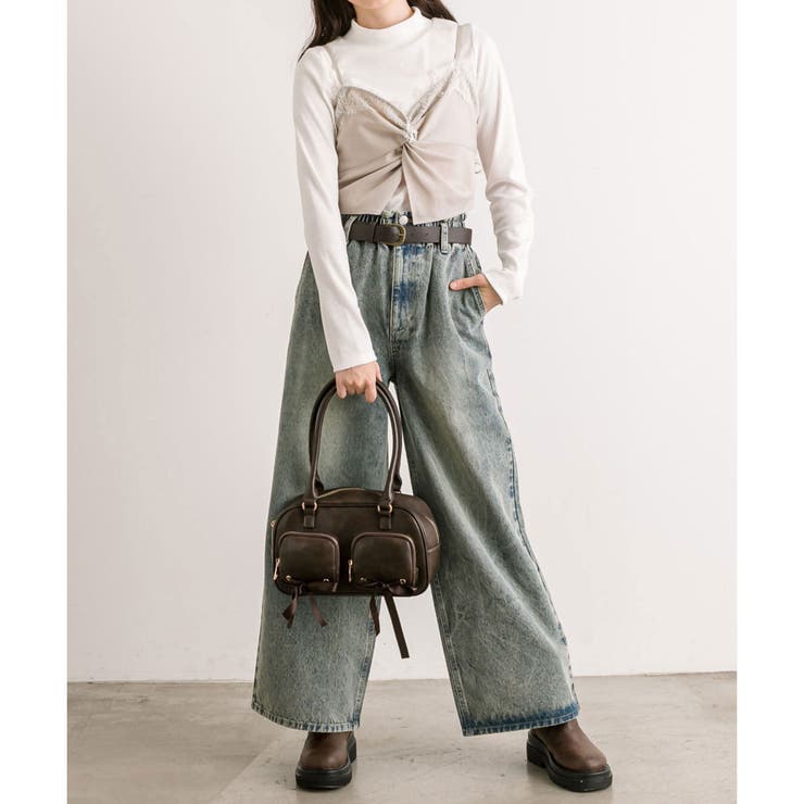 【OLIVE des OLIVE】レースツイストビスチェ | NICE CLAUP / OLIVE des OLIVE　OUTLET | 詳細画像3 