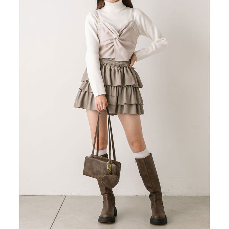 【OLIVE des OLIVE】レースツイストビスチェ | NICE CLAUP / OLIVE des OLIVE　OUTLET | 詳細画像6 